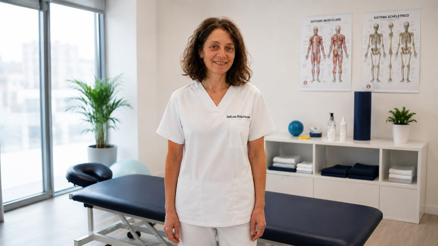 Donna di 48 anni con viso gonfio al risveglio e gambe pesanti